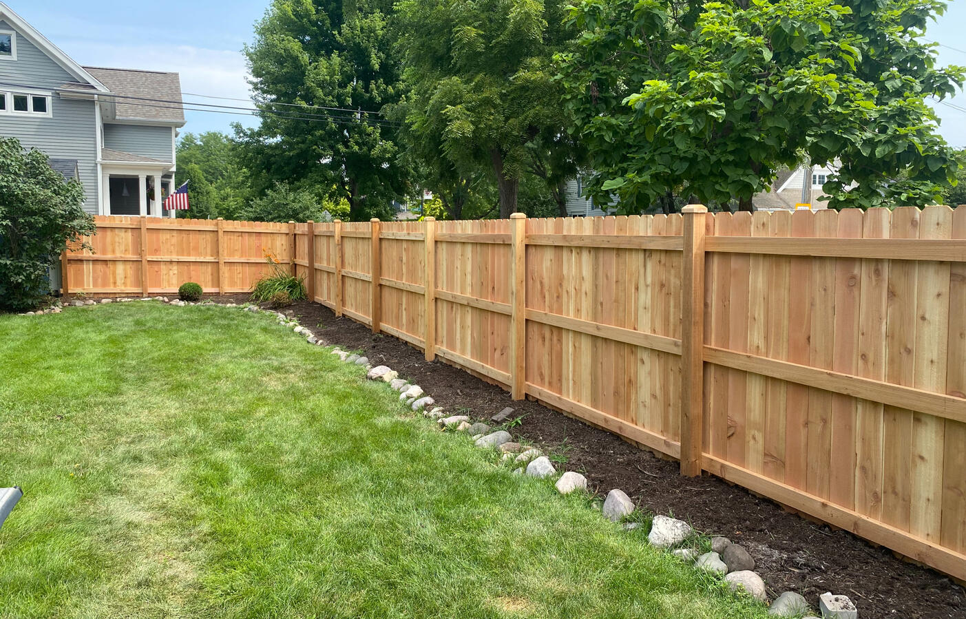 Cedar Privacy Fence cedar fence company Illinois